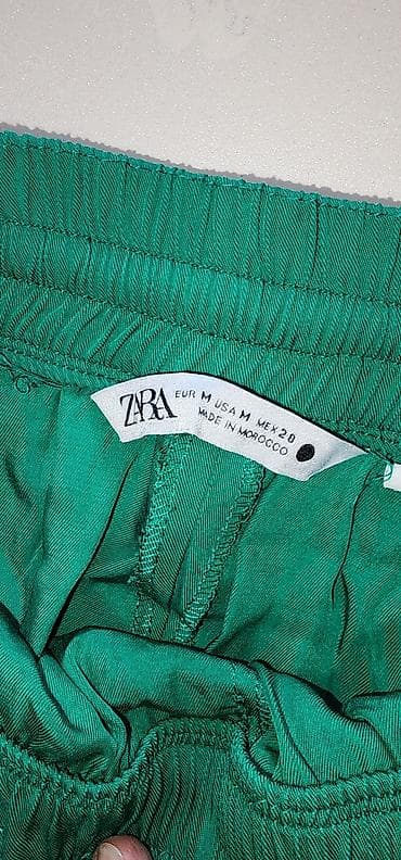 stringer alt geyimi: Bol kəsim Şalvar, Zara, M, rəng - Yaşıl — 2