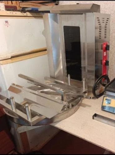 Dönər aparatı elektrik 3 gözlü. Türkiyə istehsalı. Remta firması. Ət