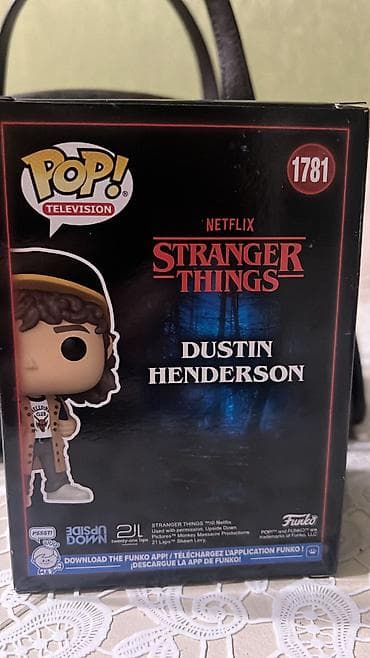 gips heykel: Funko Pop! Television – Stranger Things “Dustin Henderson” vinil — 4