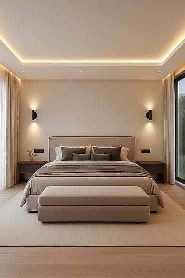 Автоуслуги: Xidmət: Gipsokarton tavan və LED işıqlandırma dizaynı Təsvir: - — 1