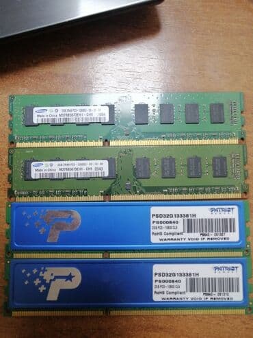 Operativ yaddaş (RAM) 2 GB, > 4000 Mhz, DDR3, PC üçün, İşlənmiş lalafo.az -da Operativ yaddaş (RAM) 2 GB, > 4000 Mhz, DDR3, PC üçün, İşlənmiş