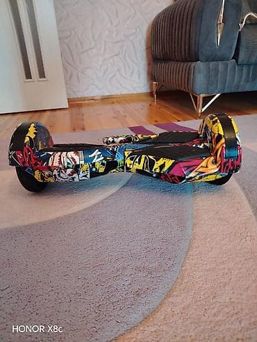 step platforma: Qraffiti dizaynlı elektrikli hoverboard (gyroskuter) - Korpus — 3
