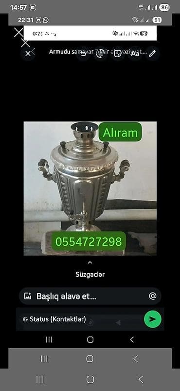 Od Samovar, 10-dan çox l