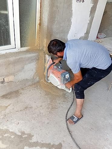 mhm az dili: Xidmət: Beton kəsmə və deşmə - Dəqiq kəsim və deşmə işləri: divar — 8