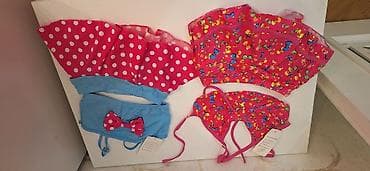 Uşaq üçün qız üzgüçülük dəstləri - Model: 2 hissəli bikini (üst + — 2
