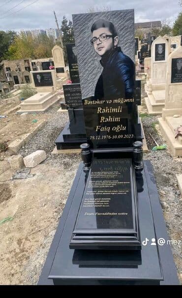 sürgülü cam balkon: Qəbir daşları — 9