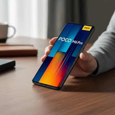 telefon uzlukleri: Poco M6 Pro, rəng - Qara, Sensor — 1