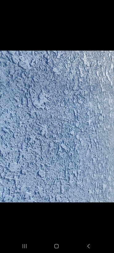 Digər lak-boya məhsulları: Mavi dekorativ suvaq – teksturalı örtük - Rəng: səma-mavi - Üzlük — 4