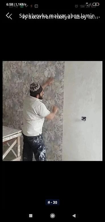 malyar işi: Aboy ustasi .malyar spoklyovka emusiya paduqa laminat işleri — 5