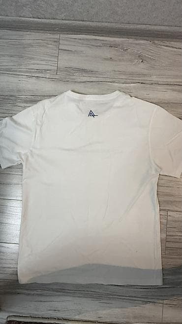 Плащи: Мужская футболка, M, цвет - Белый — 2