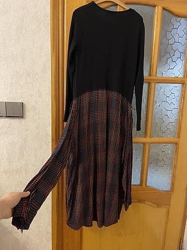 Uzun model don. Arxasi ferqlidir. Naxisli parcadir. M-L olcudur — 4