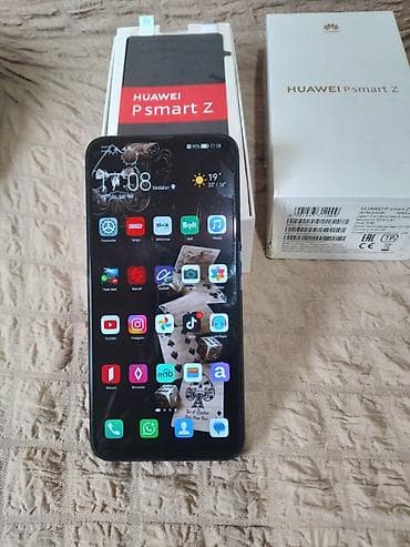 qara çanta: Huawei P Smart Z, rəng - Qara, Sənədlərlə — 1