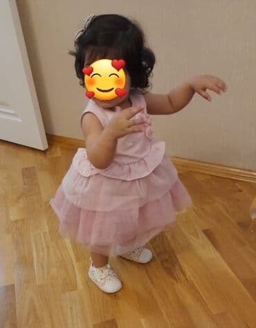 hovuz üçün uşaq kupalnikləri: Детское платье, Праздничное, 9 - 12 мес., Mothercare — 1