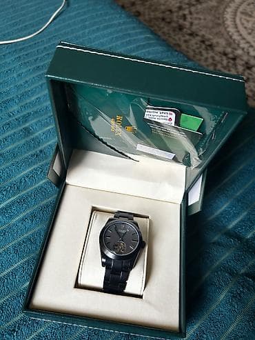 İşlənmiş, Qol saatı, Rolex, rəng - Qara