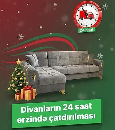 Künc divan, Yeni, Açılan, Bazalı, Parça, Şəhərdaxili pulsuz çatdırılma