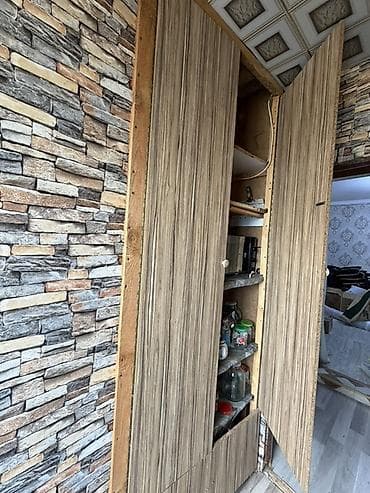 Gömme Mətbəx/eyvan qapısı - Material: laminat örtüklü DSP (ağac