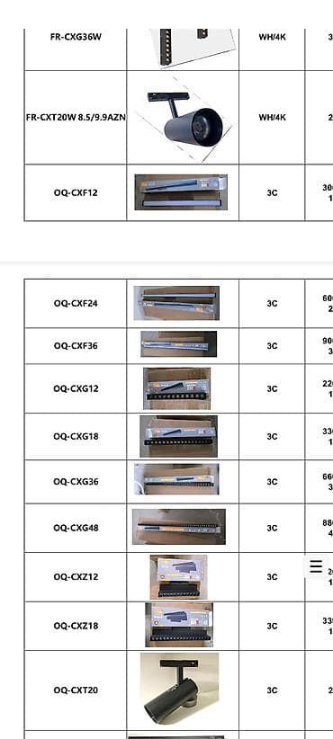 LED elektrik və işıqlandırma avadanlıqları kataloqu topdan ve — 10