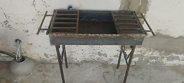 kilo kabab: Metaldan hazırlanmış manqal/qril masası - Material: qalın gövdəli — 1