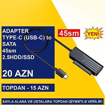 mini: Type-C/USB-C Adapterlər SAYLA ALANA VƏ USTALARA TOPDAN QİYMƏTLƏ — 10