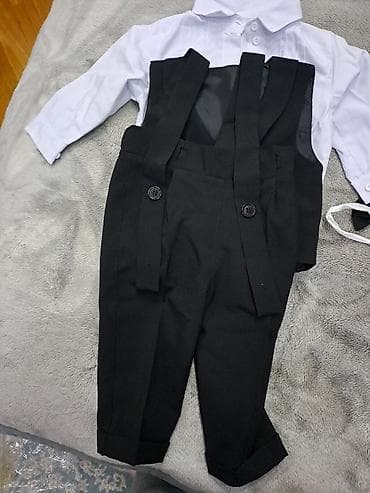 ayaggabı: Oğlan uşağı uçün dəst - Qara qalstuk-kəpənək. - Laklı qara — 5