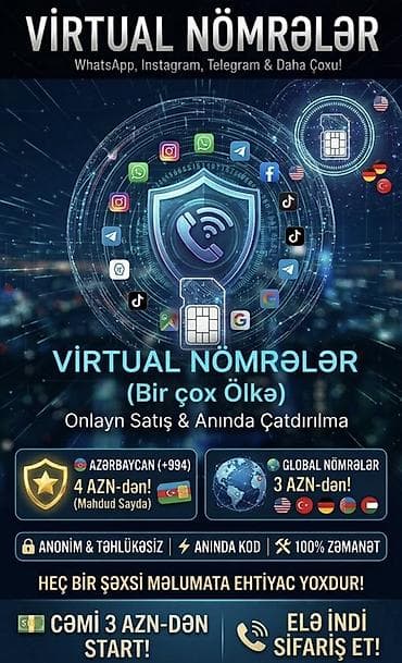 Virtual nömrə nədir? Bu, fiziki sim-karta ehtiyac duymadan, internet — 1
