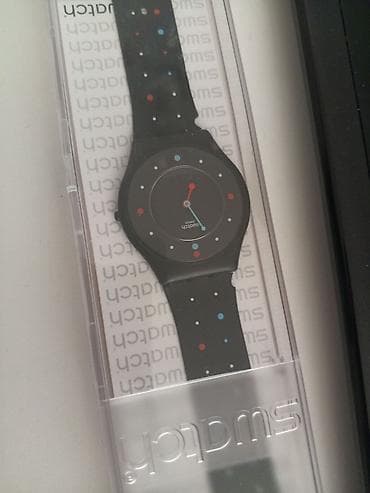 Смарт часы: Наручные часы, Swatch, цвет - Черный — 2