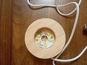 sehne isiqlari: 3D Crystal Ball Night Light – USB ilə işləyən dekorativ gecə işığı - — 6