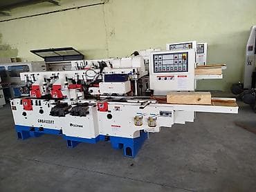 dülger: Ağac emalı üçün çoxkəsicili profilləmə xətti – QMB4020FT - Növ: 4 — 1