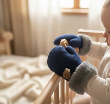 Heç geyinilmiyib Uşaq əlcəkləri – qış üçün isti və rahat - Model: bir