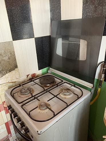 ddr 4: Tam işlek qaz peçi Ocaqlar işleyir Soba qismi üsdü tokla altı qazla — 2