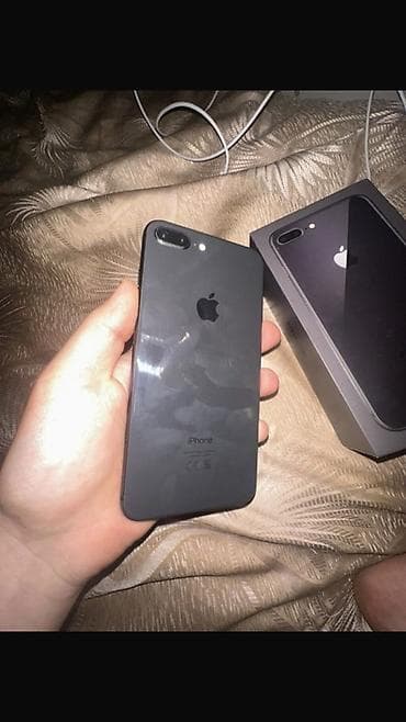iphone 8 plata: IPhone 8 Plus, 64 GB, Space Gray, Barmaq izi, Sənədlərlə — 1