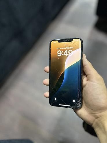 komputer islenmis: IPhone X, Qızılı, Qırıq — 1