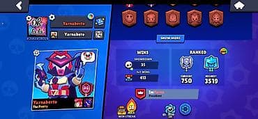 bakcell mifi: Brawl Stars oyunu üçün hesab - Profil adı: Yarnaberto - Trophy Road — 2