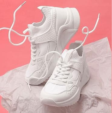 Ölçü: 38, rəng - Ağ, Yeni