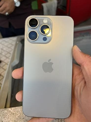 IPhone 15 Pro Max, 256 GB, Gümüşü, Barmaq izi, Simsiz şarj, Face ID lalafo.az -da IPhone 15 Pro Max, 256 GB, Gümüşü, Barmaq izi, Simsiz şarj, Face ID