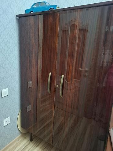 dehliz dolablar: 2 qapılı, Qəhvəyi, Taxta, Açılan, Düz dolab — 2