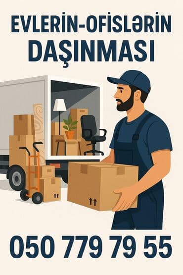 YÜK DAŞIMA Fəhlə xidməti mebel ustası var Evlərin ofislərin