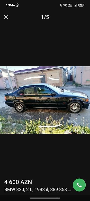 BMW 320: 2 l | 1993 il Sedan