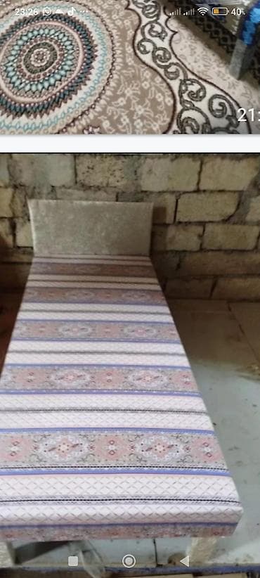 фото: Односпальная кровать, С матрасом, Без выдвижных ящиков — 5