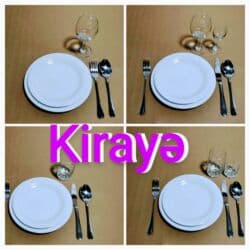 столовая в аренду: Boşqablar, rəng - Ağ, Farfor — 10