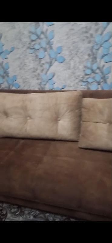 1 neferlik carpayilar: Qonaq və yataq otağı mebelləri dəsti - Künc divan: L formalı, ikirəng — 2