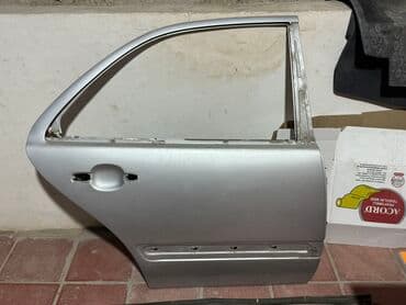 prius ön şüşə: Sağ arxa, Mercedes-Benz W210, 1996 il, Almaniya, Ünvandan götürmə — 3