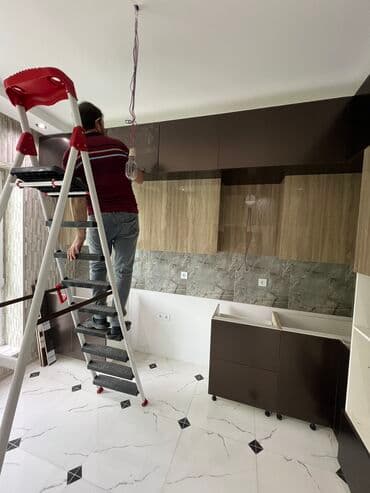 akrilik: Sifarişlə mətbəx dəsti, Özü çəkən petlələr, MDF, Kredit var, Pulsuz çatdırılma — 2