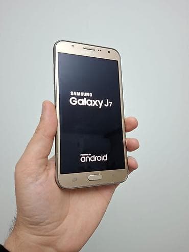 ayfon x plus: Samsung Galaxy J7, 16 GB, rəng - Qızılı, İki sim kartlı — 1