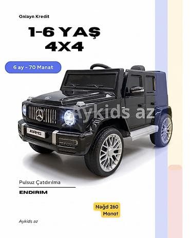 🚘🔥 Mercedes-Benz G65 (Gelik) – Premium Uşaq Elektrik Avtomobili