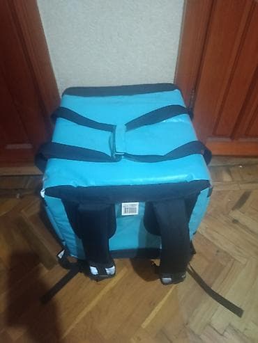 moto cantalar: Wolt çatdırılma çantası – böyük ölçülü, izotermik və suya davamlı — 3