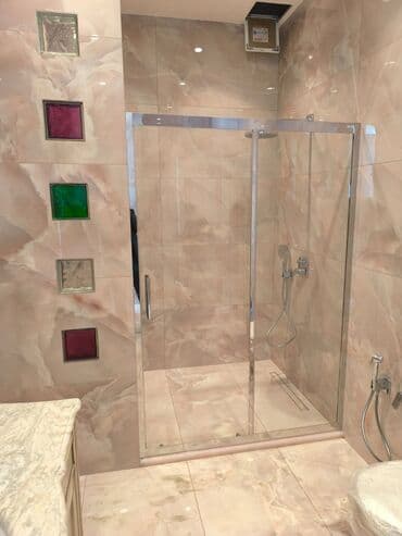 hamam kabin: Yeni Arakəsmə, Düzbucaqlı, Pulsuz çatdırılma — 3