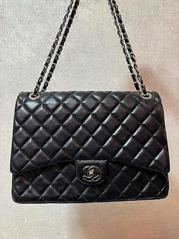 çant: Chanel Classic Double Flap çanta – qara rəng — 2