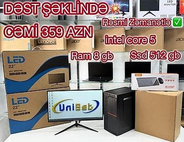 ssd 480gb: Masaüstü kompüter Şəhər: Bakı Yeni?: Bəli Çatdırılma?: Bəli UniSet — 1