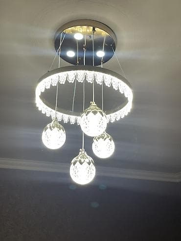 led isiqlar satisi: Led Çılçıraq, 4 və daha çox lampa, Metal — 2